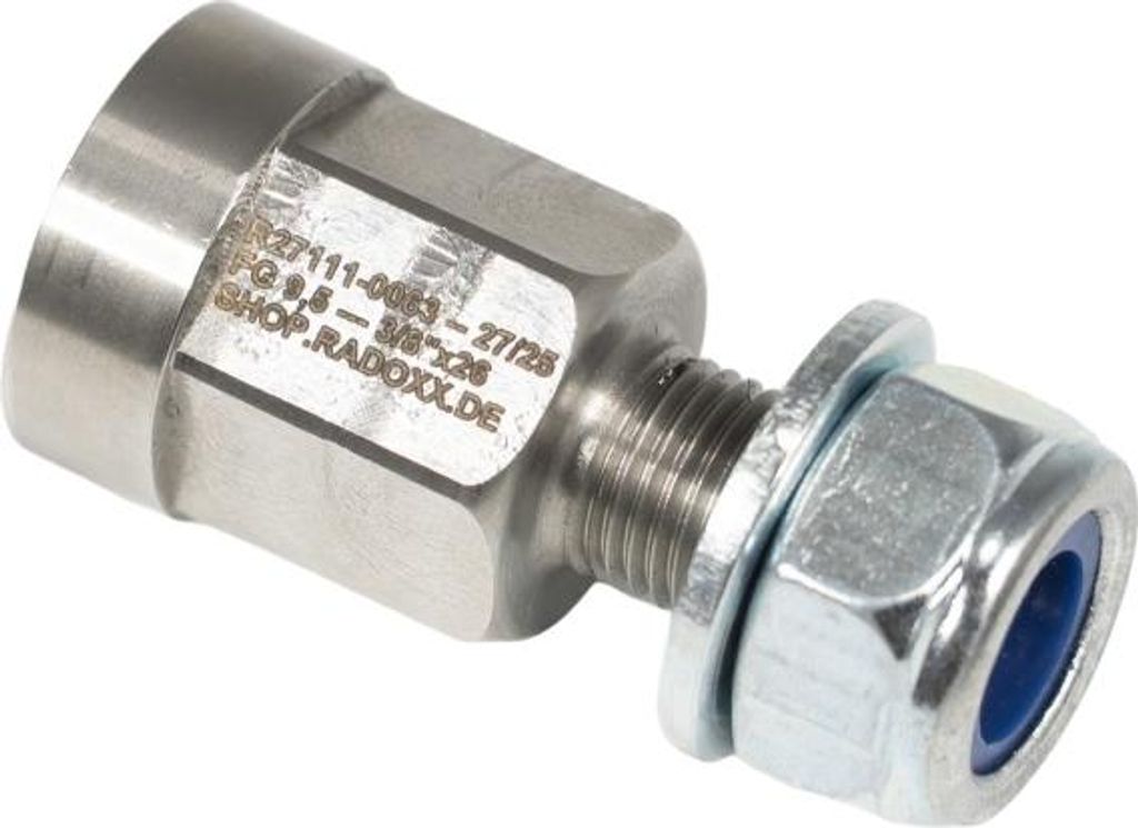 Trailer AxXle - FG 9,5 (3/8" x 26) Vollachsen-Adapter für Produktbild 