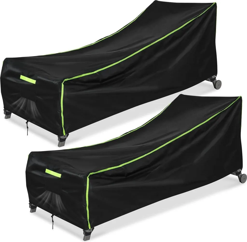 Dites adieu à la rouille : Housse protectrice pour transat de jardin (x2)
