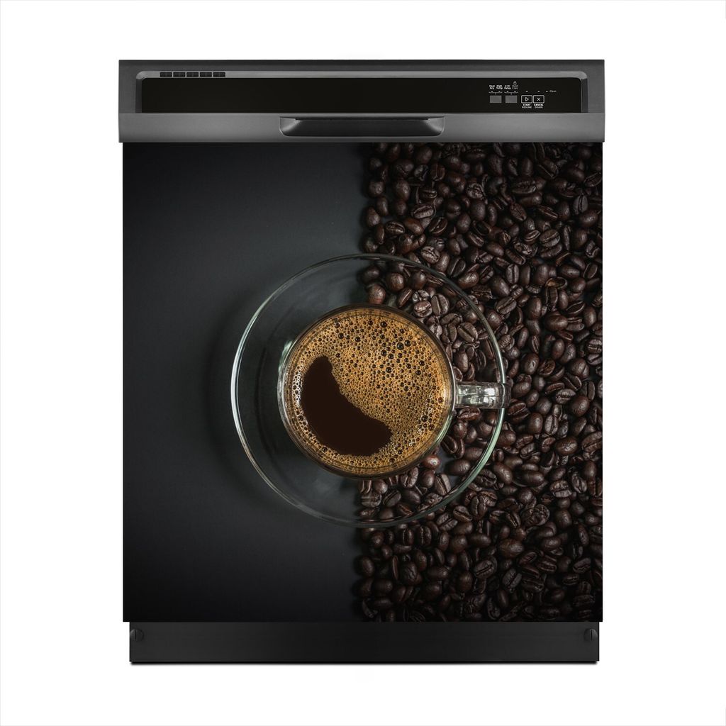 Magnete Dekorative 60x60 cm Küche Magnetmatte Spülmaschine - Kaffee Coffee Bohnen