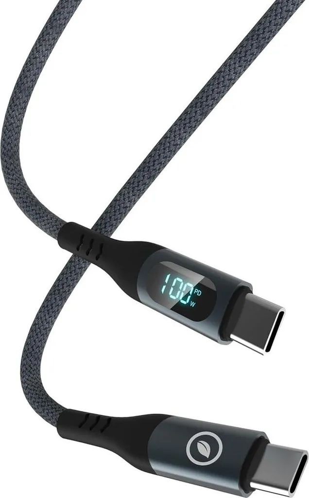 Cavo USB-C Muvit MC147-R-A Grigio: Ricarica Eco-Friendly e Durevole