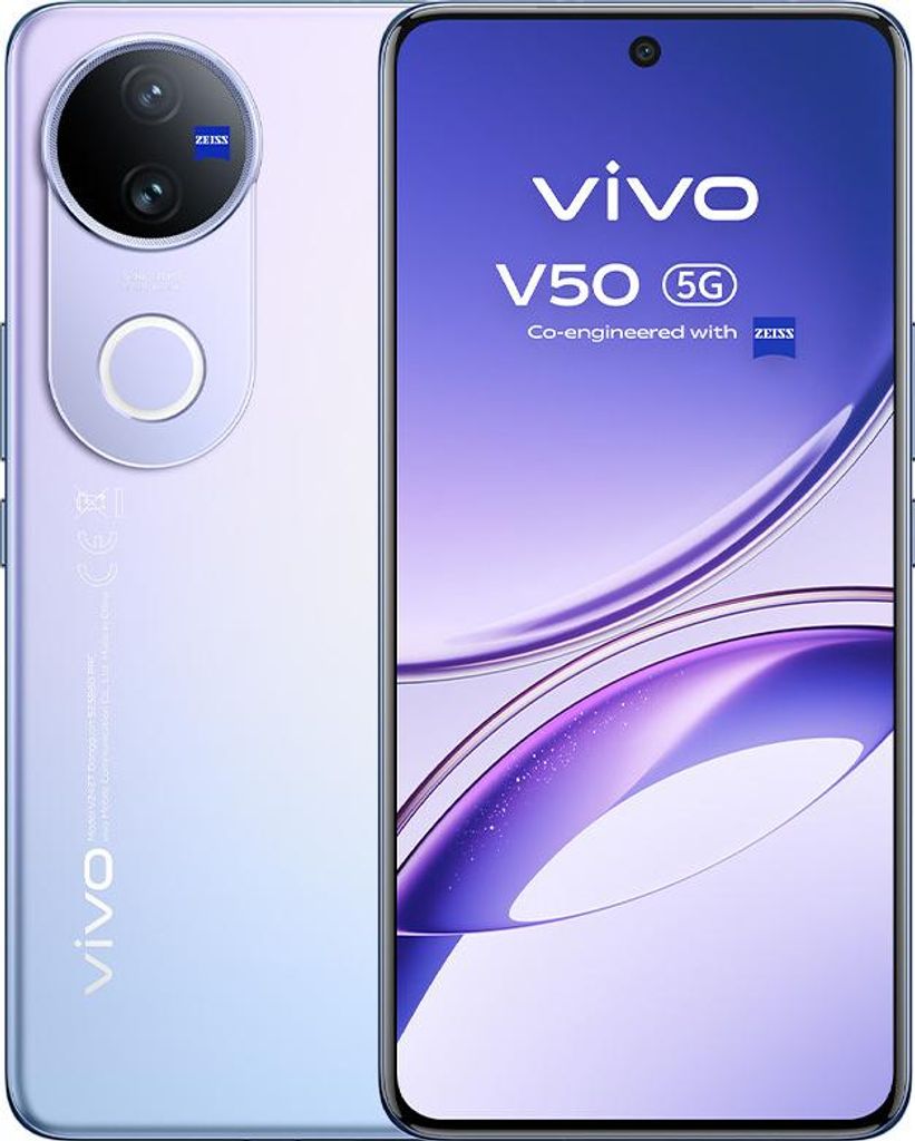 VIVO V50 17,2 cm (6.77") Dual-SIM Android 15 5G USB Typ-C 12 GB 512 GB 6000 mAh Violett