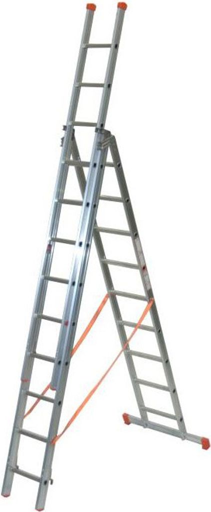 Facal Mehrzweckleiter 3-teilig GENIA S300 3x9 Sprossen