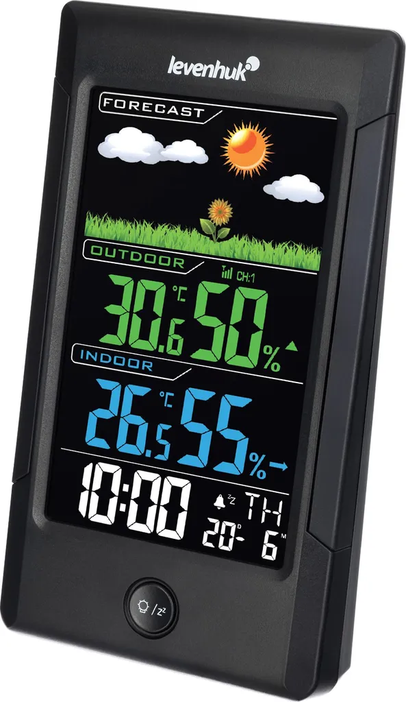 Levenhuk Weezer Teo TH40 Thermomètre Numérique Intérieur et Extérieur