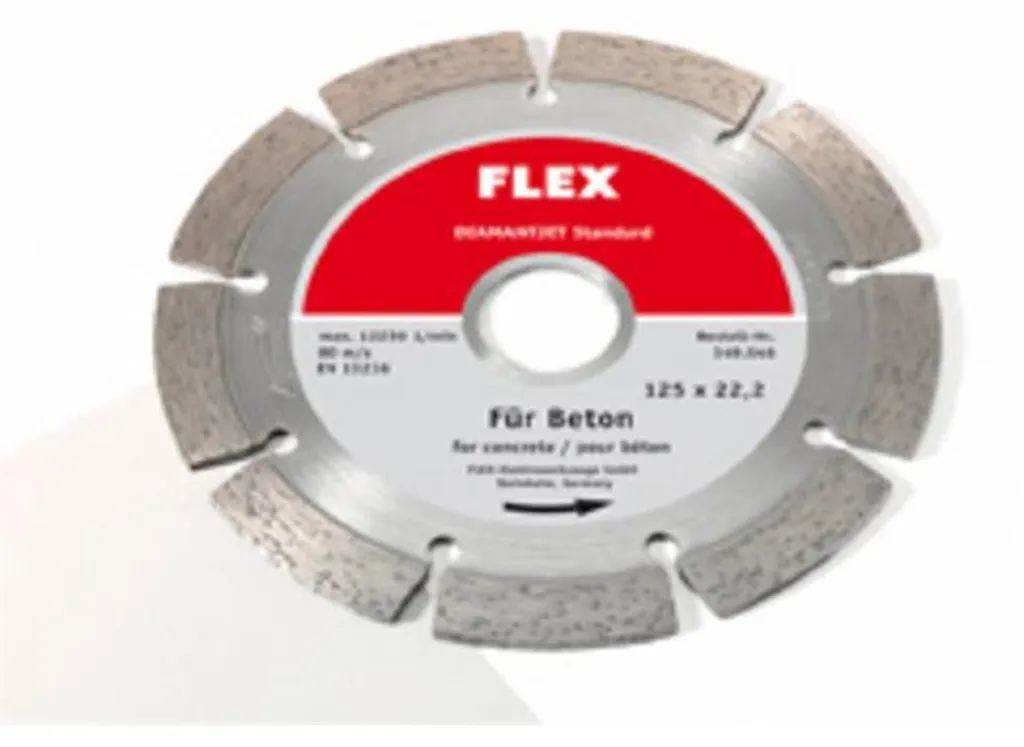 Disque diamant FLEX 349046 béton : finissez vos coupes sans éclats
