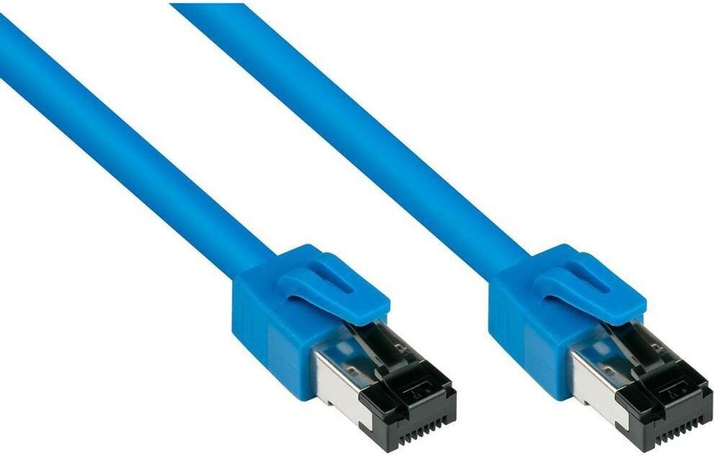Good Connections RNS-RJ45 Patchkabel S/FTP PiMF CAT 8.1 CAT8.1 7.5m blue