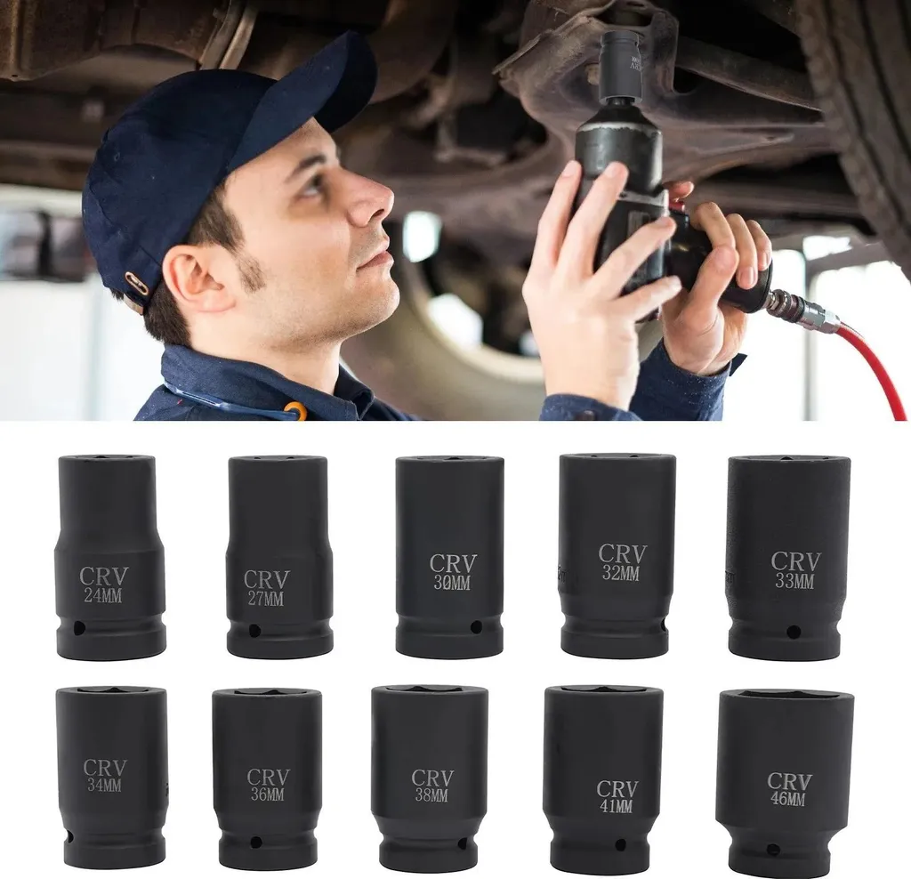 Assortimento Bussole a Percussione 1 Pollice Cr-Mo 24-46mm - 10 Pz - 3