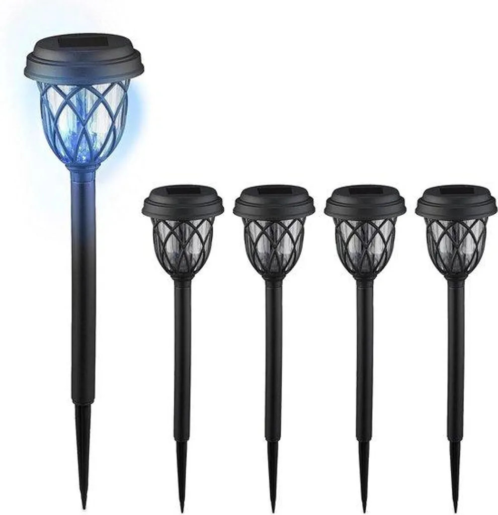 Lampe de jardin LED étanche 425x10 cm lot de 5 avec diffuseur clair