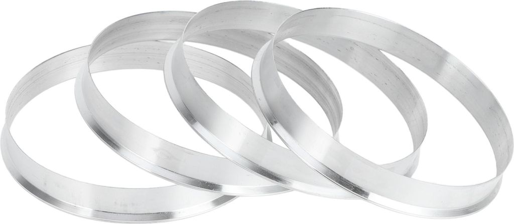 Radnaben-Zentrierringe, 66,6 mm ID auf 67,1 mm OD Fahrzeugradnabenringe aus Aluminiumlegierung, 4 Stück