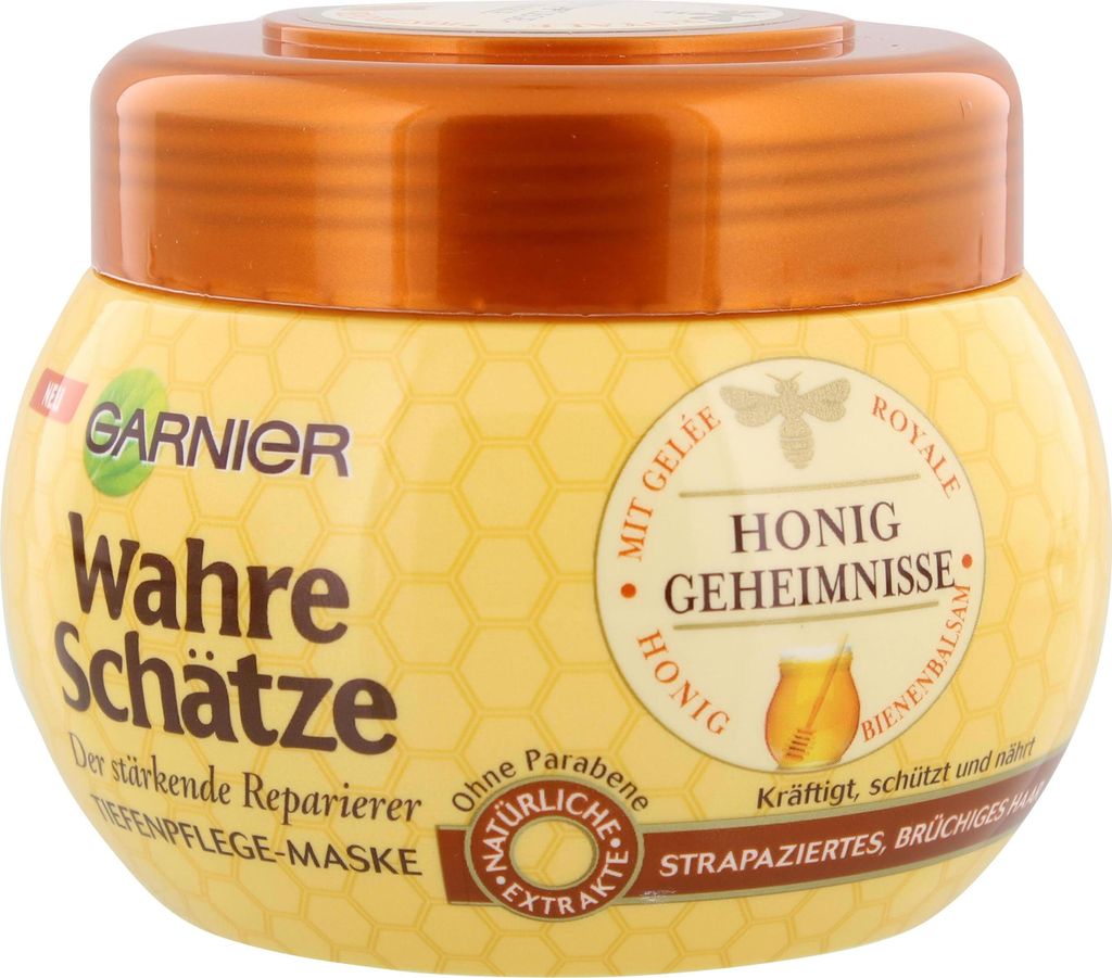 Garnier True Treasures, Honey Treasures Deep Care Mask, Produktbild 