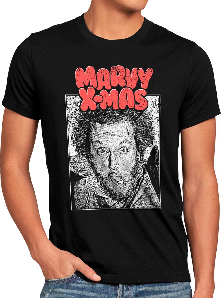 style3 Marvy Christmas Herren T-Shirt kevin xmas weihnachten weihnachtspullover pulli ugly sweater strick