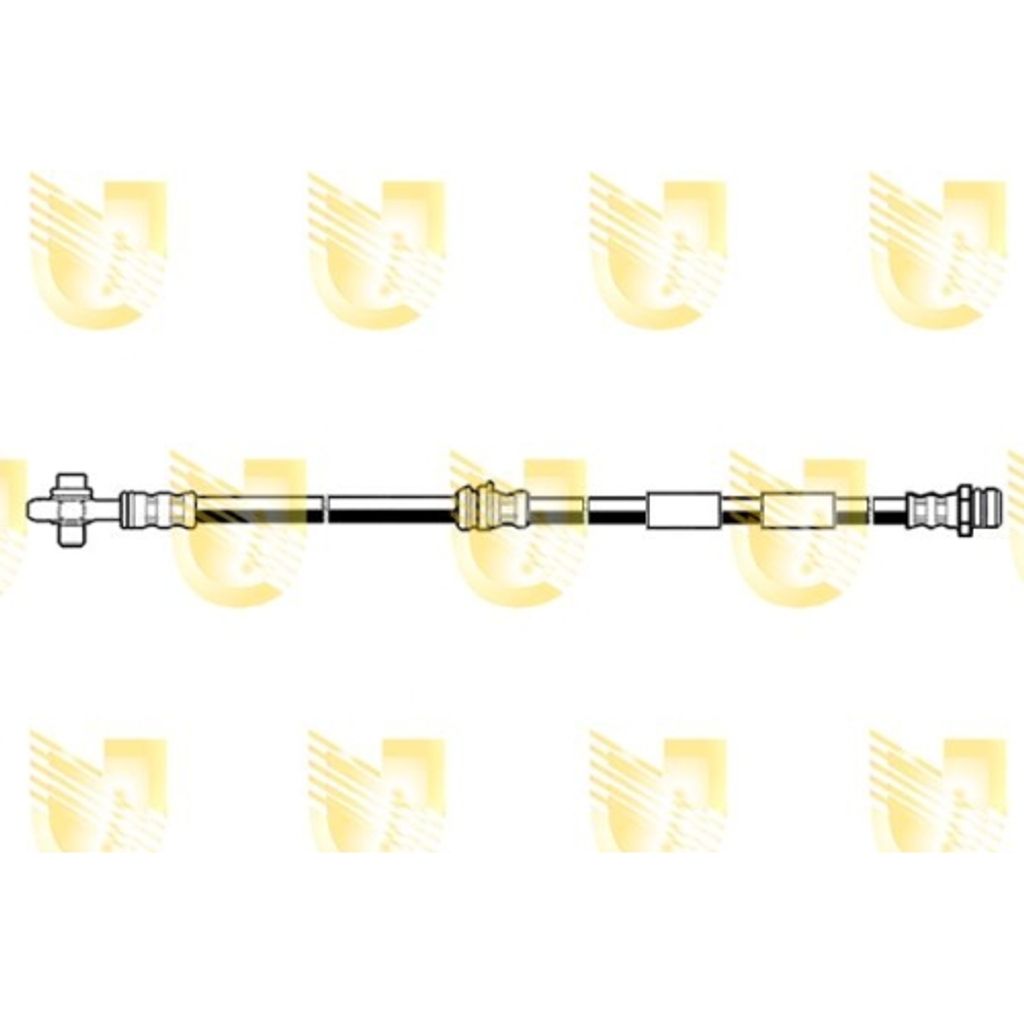 UNIGOM 378589 Bremsschlauch für VW Golf VII Schrägheck Produktbild 