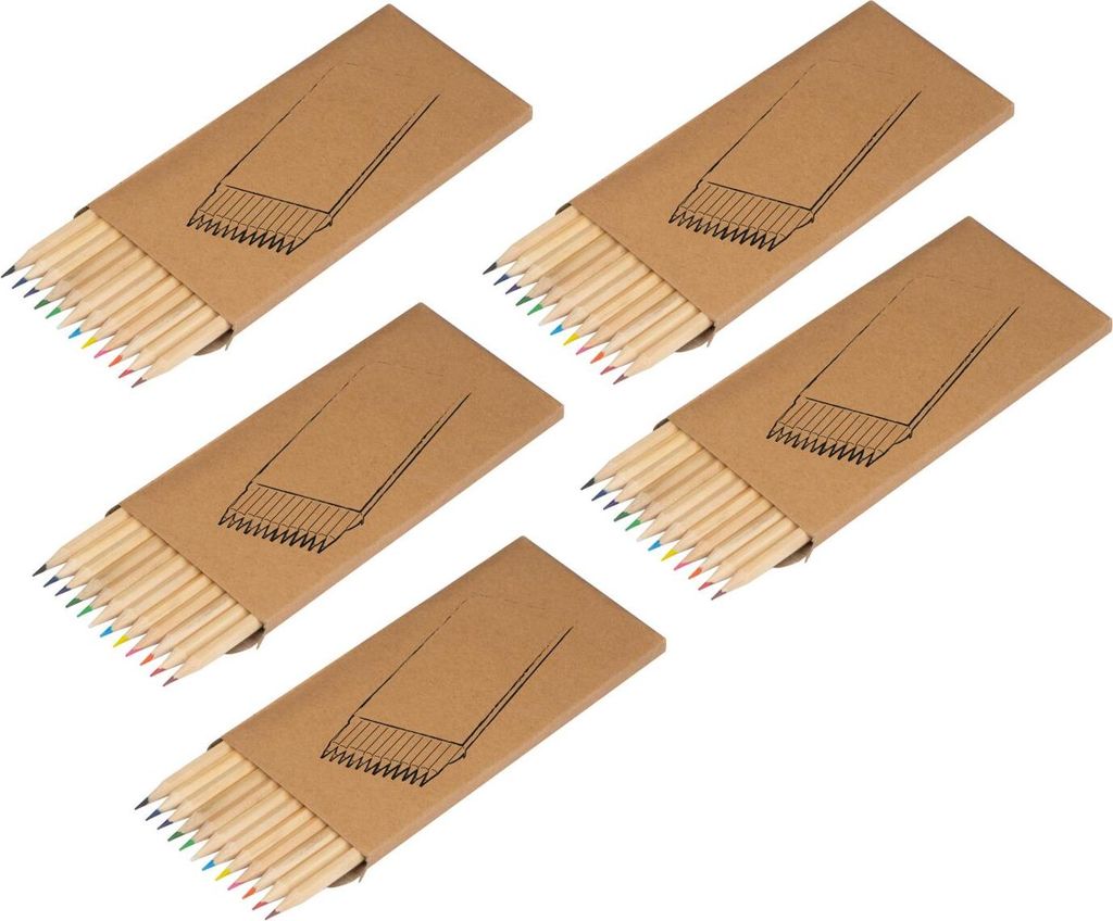 60 (5x 12) Buntstifte / 12 Farben