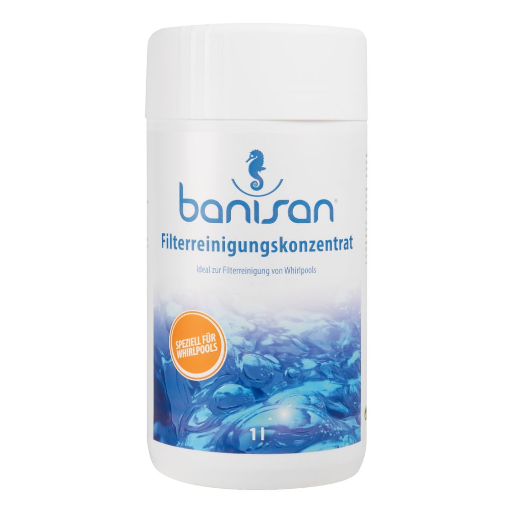Banisan Filterreinigungskonzentrat 1 L Filterreinigung für Whirlpools 1000 ml