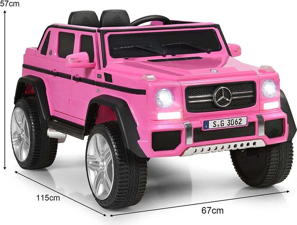 COSTWAY Mercedes Benz 12V samochód dla dzieci z pilotem, Zdjęcie produktu 5