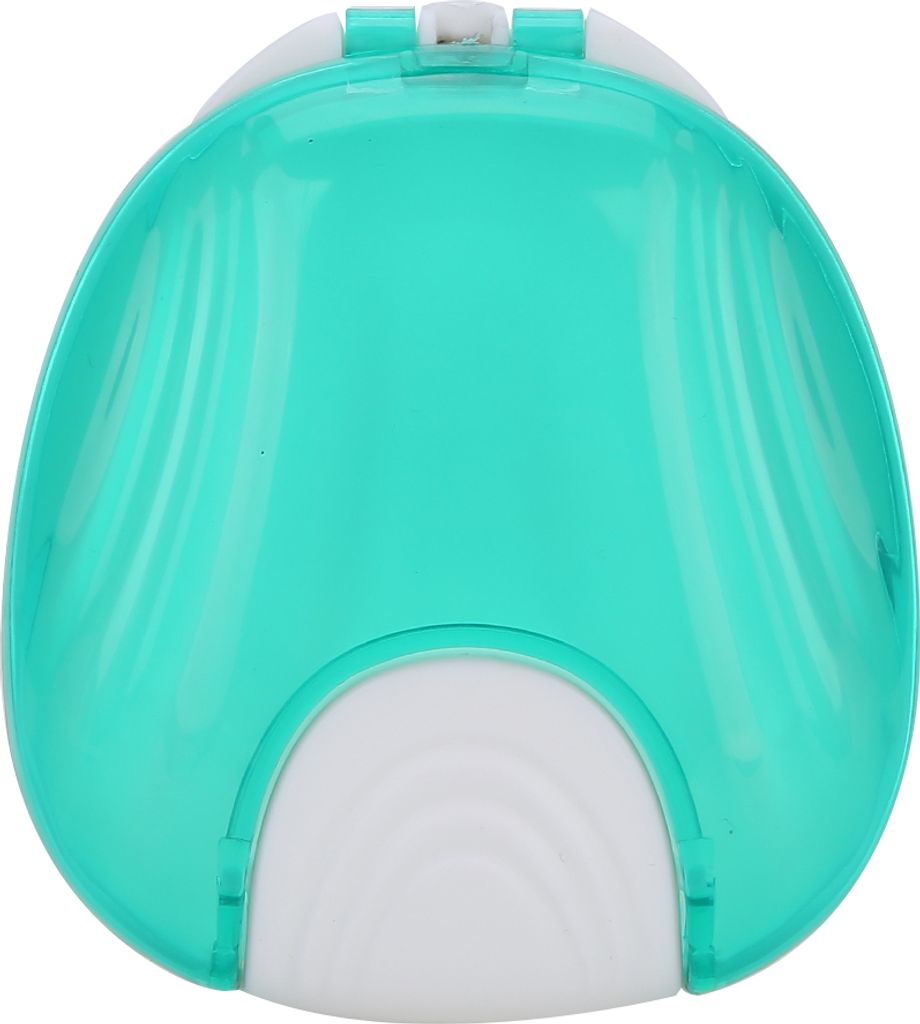 Kieferorthopädischer Retainer-Koffer, tragbarer, wasserdichter Aufbewahrungsbehälter für Zahnprothesen für Erwachsene, Blau