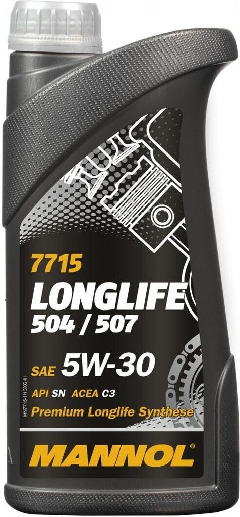 1 Liter MANNOL 5W-30 LONGLIFE 504/507 BMW Longlife-04 MB Produktbild 