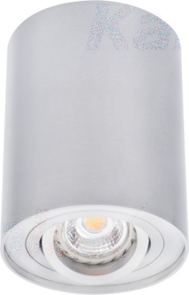 Downlight grau in Alu GU10 Anbaulampe Deckenleuchte Spot Strahler Lampen