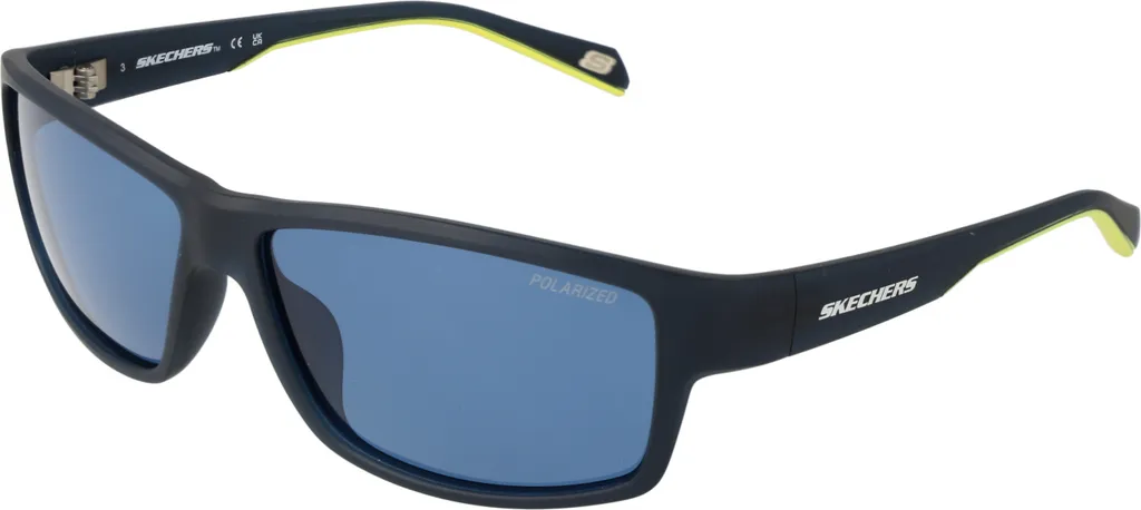 Skechers SE 6159 91V Lunettes de soleil bleu mat pour homme et femme