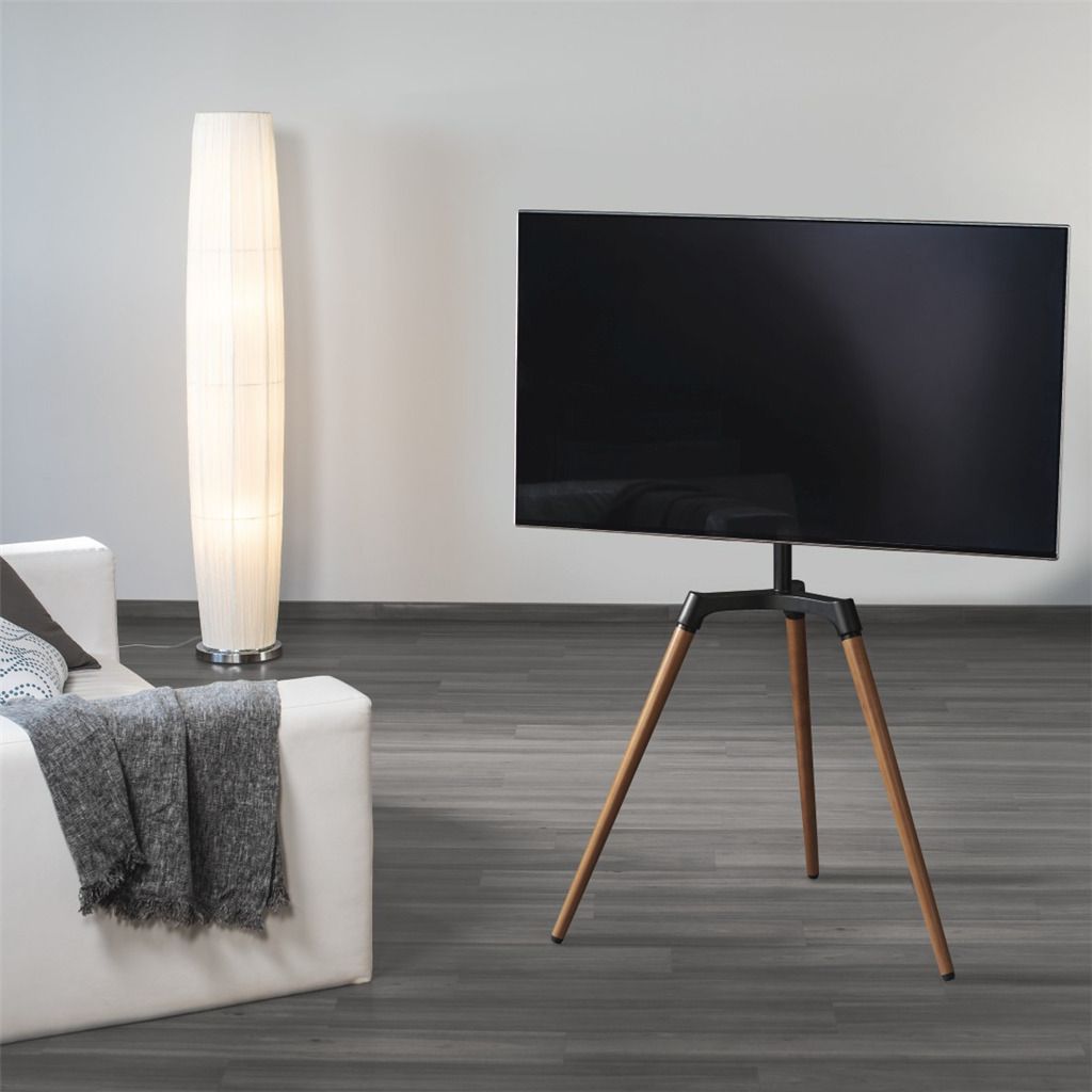 Hama TV stojan Real Wood, podlahový, 400x400, drevo Obrázok produktu 7