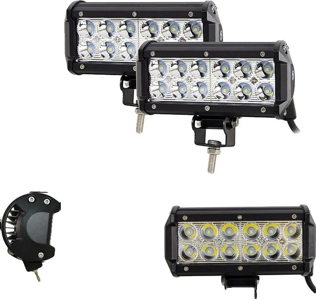 Pack de 2 Projecteurs LED 7 Pouces 36W Faisceau Combiné pour 4x4 et SUV