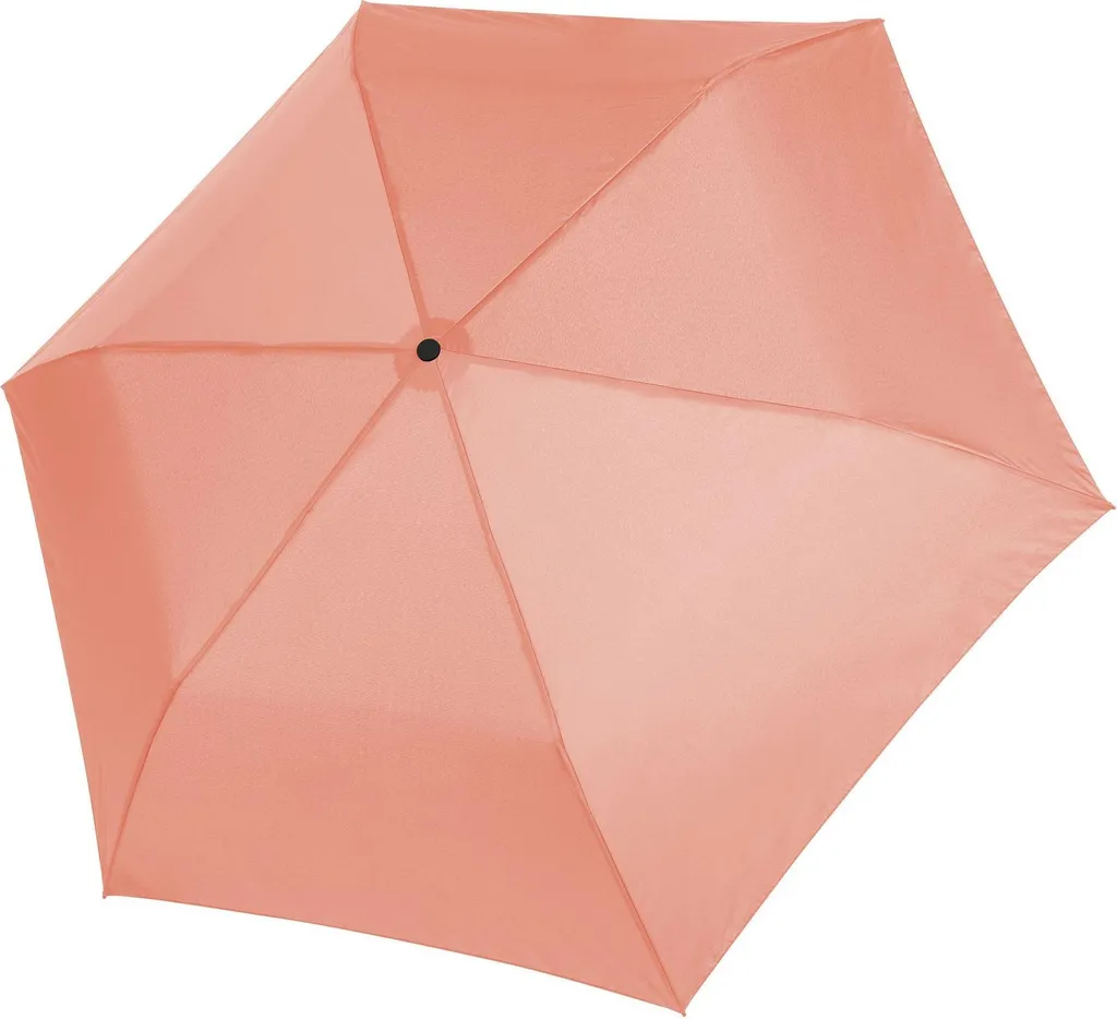 Parapluie Pliant Automatique Doppler Zero Magic Rose Corail Abricot Uni