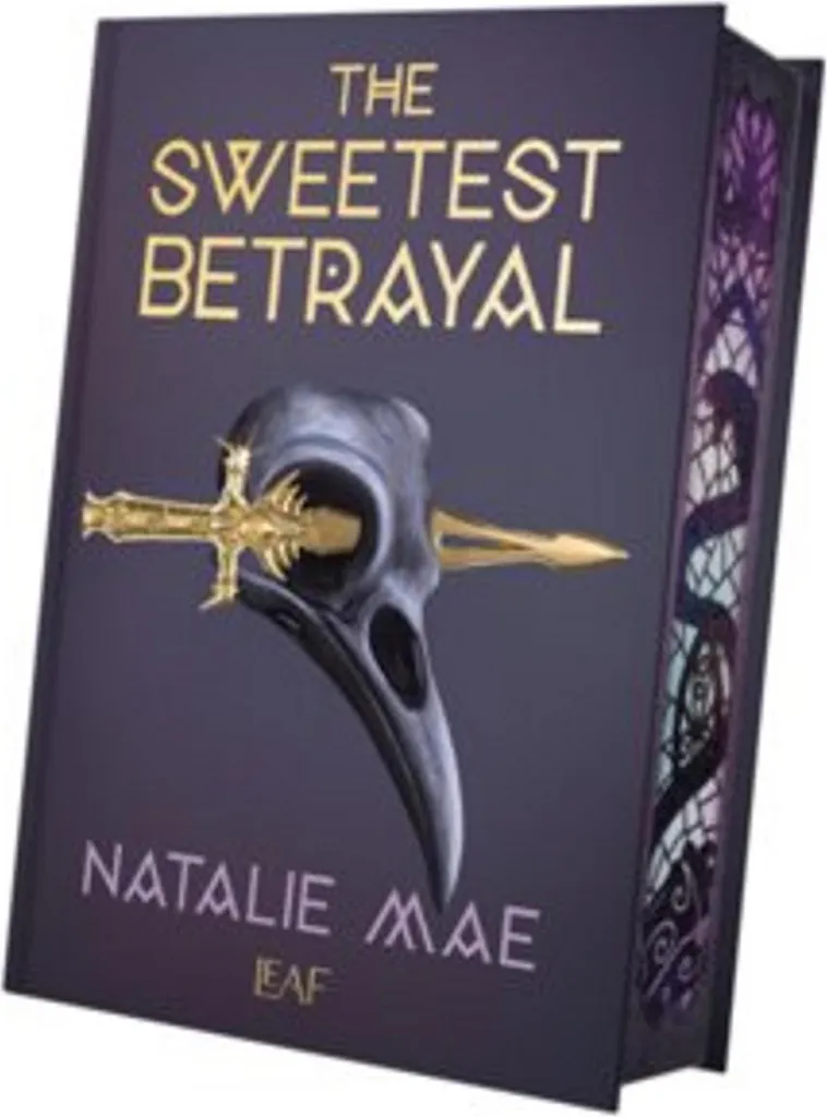 Roman The Sweetest Betrayal Hardcover avec Jaspage et Pages Couleurs