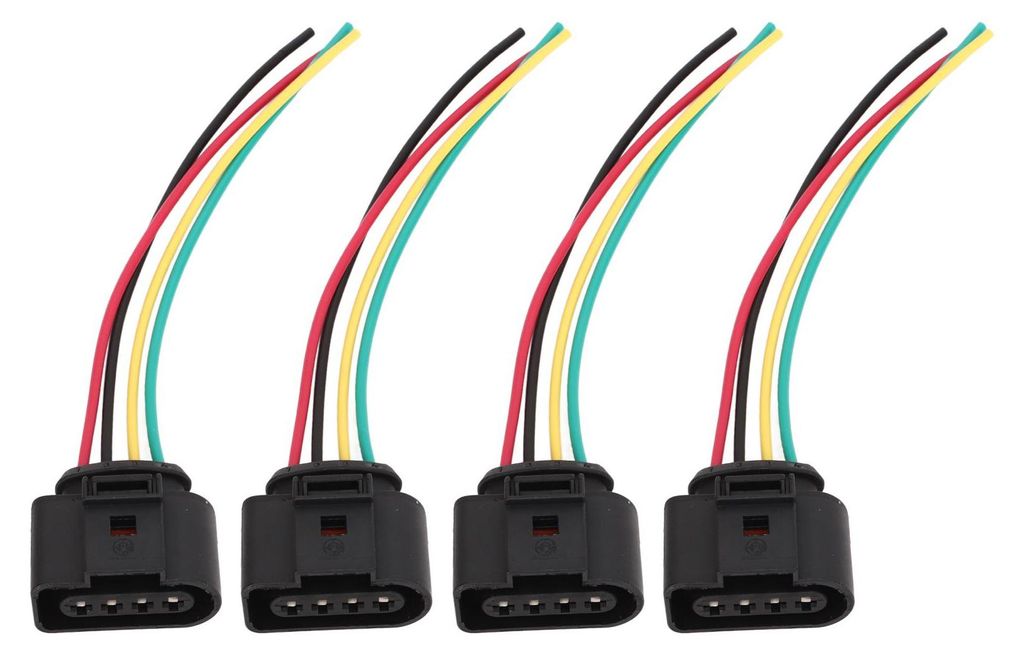 4 PCs Fiche de connexion de la bobine d'allumage 1J0973724 Image du produit 