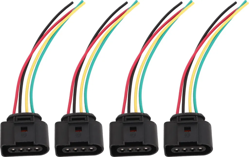 4 Kit Spina 1J0973724 Cablaggio Bobina Accensione Audi VW - Riparazione