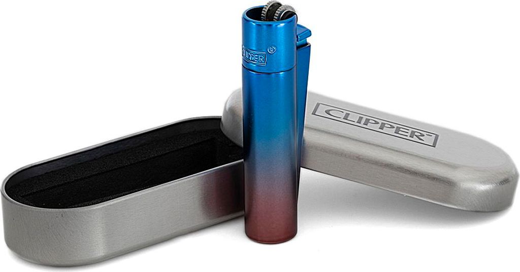 Clipper Metall Feuerzeug Dawn Gradient, 7,4x1,6 cm, Produktbild 