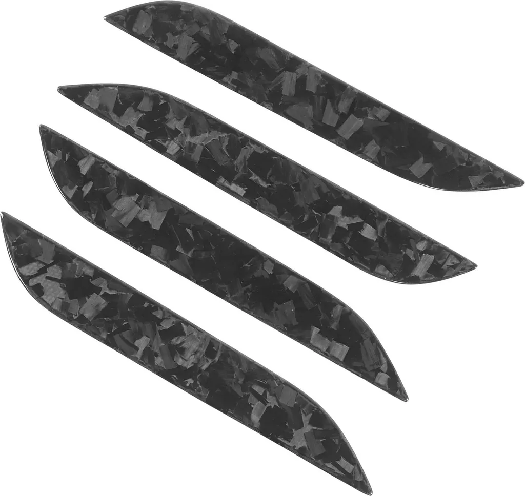 Kit décoration Tesla Model S en carbone véritable forgé brillant 4 pièces - 3