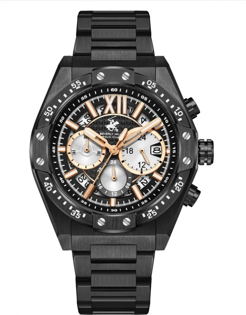 Montre homme BEVERLY HILLS BP3743X.611 noire, l'accessoire tendance