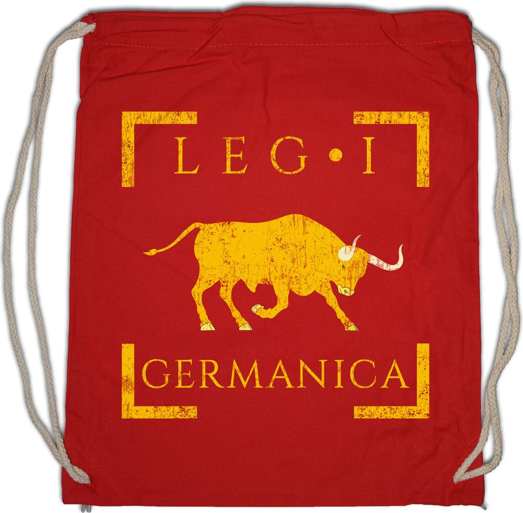 Urban Backwoods Legio I Germanica, Turnbeutel, Farbe: Rot
