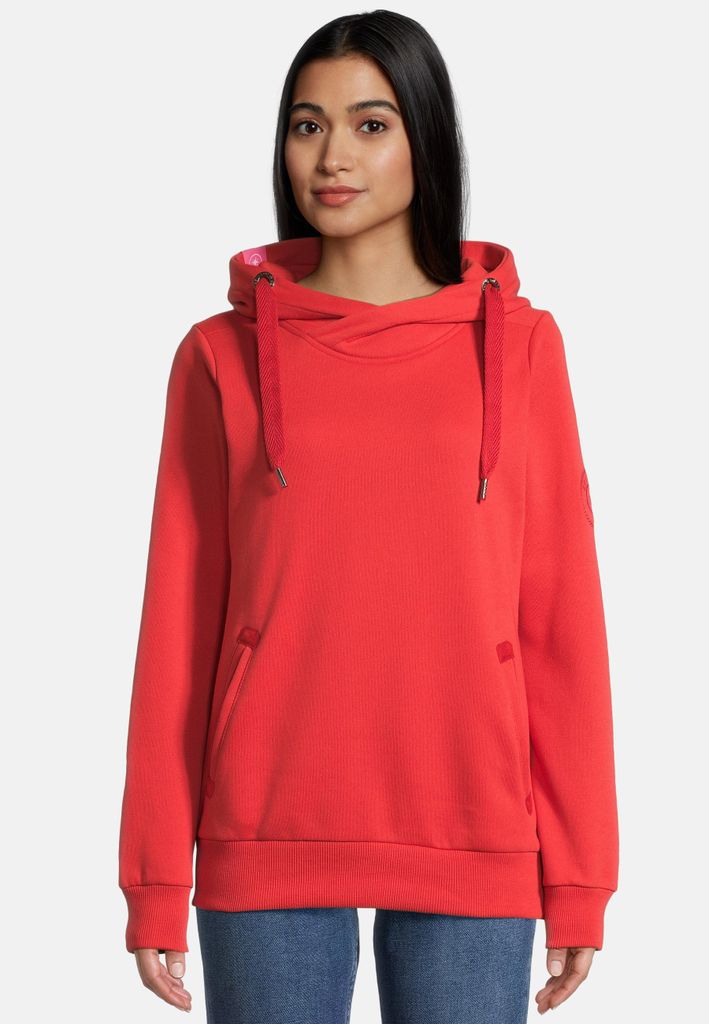 salzhaut Damen Hoodie SÜNN XXL Kuscheliger Kapuzenpullover für Frauen aus weichem Baumwoll-Mix – Maritimer Pullover mit dicken Kordeln – Desi...