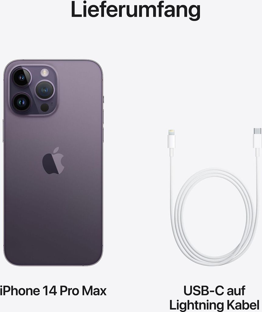 Apple iPhone 14 Pro 512 GB Dunkelila Zdjęcie produktu 