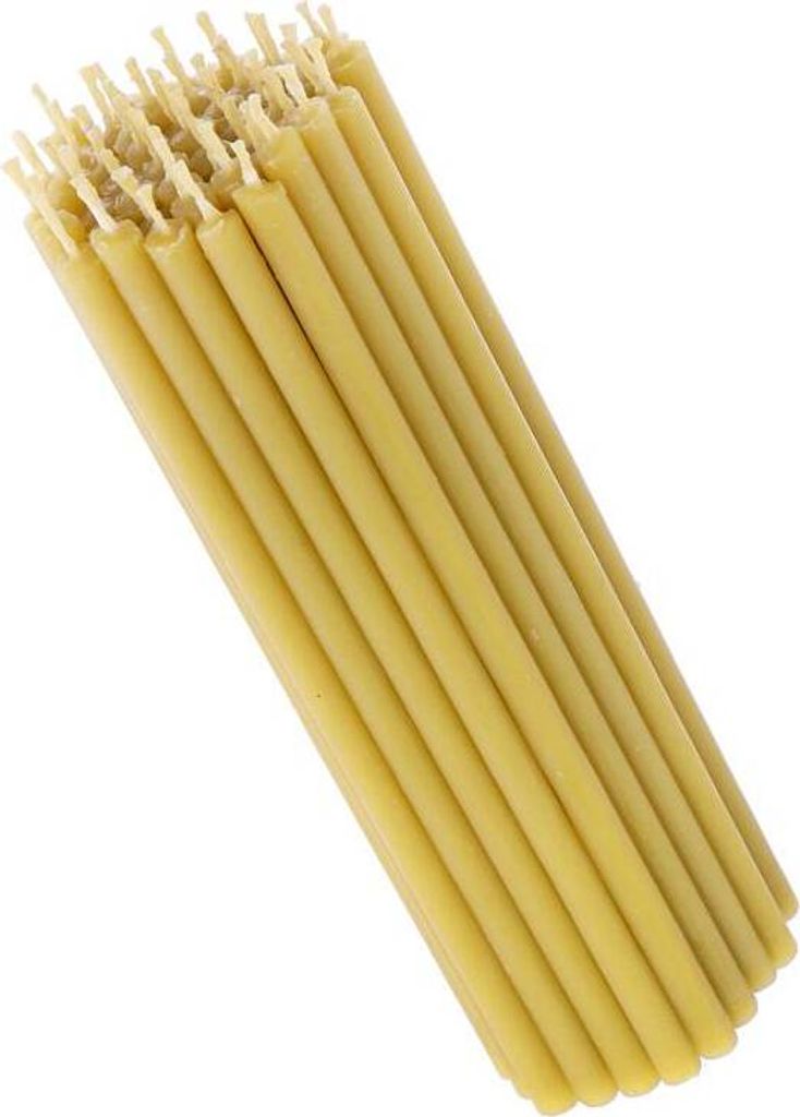 194g (ca. 50 St.) Kerzen 100% Bienenwachs  Ritualkerzen Produktbild 