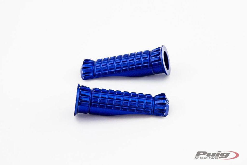 Puig R-Fighter Fußrasten, blau