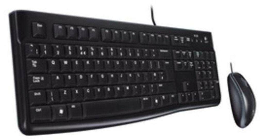 Logitech MK 120 corded Desktop USB Keyboard + Mouse Produktbild 