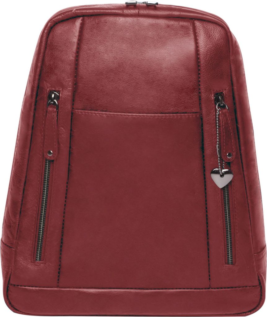 Josephine Osthoff Echt Leder Damen Rucksack mit 3 Tragevarianten Tasche (139)