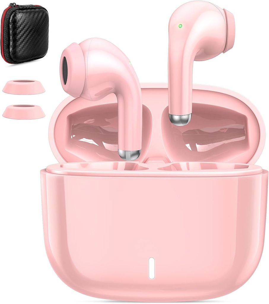 Kopfhörer Kabellos für iPhone 15 Pro Max 14 13 12 Pixel 8a 7a,In Ear Kopfhörer Bluetooth mit Mikrofon Wireless USB C Kopfhörer Sport mit Touch ...
