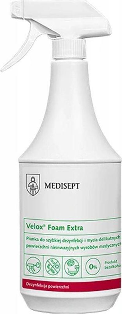 Velox Foam Extra 1l Schaum zur schnellen Desinfektion und Reinigung empfindlicher Oberflächen