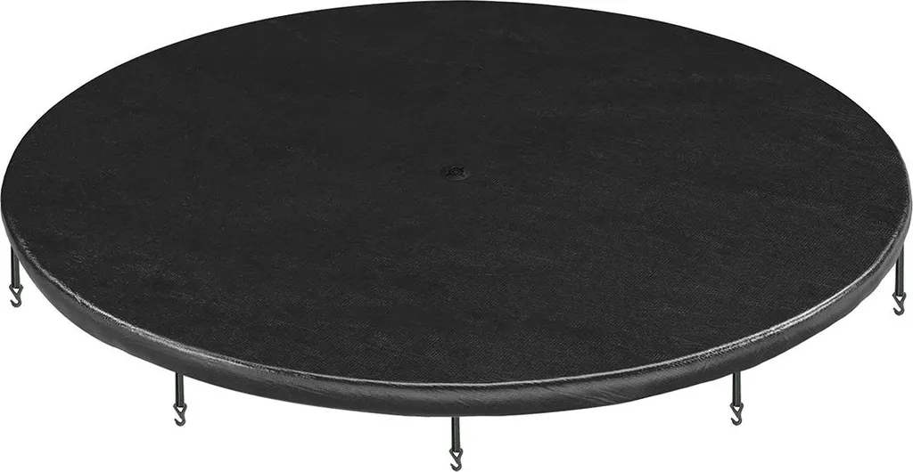 Bâche de protection trampoline 305 cm en polyéthylène noir résistant