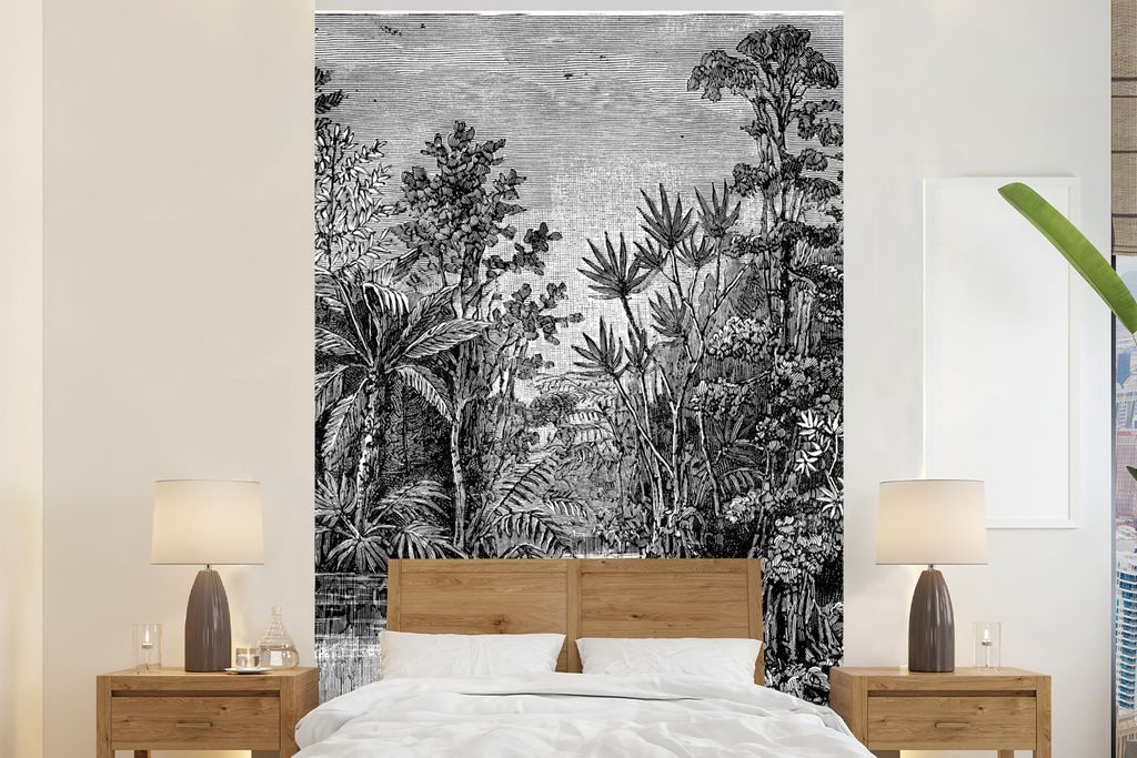 MuchoWow Fototapete für Wohnzimmer oder Schlafzimmer Wandtapete Vinyl Motivtapete Gestaltung - Wasser - Natur - 195x300 cm - Das Hintergrundbild