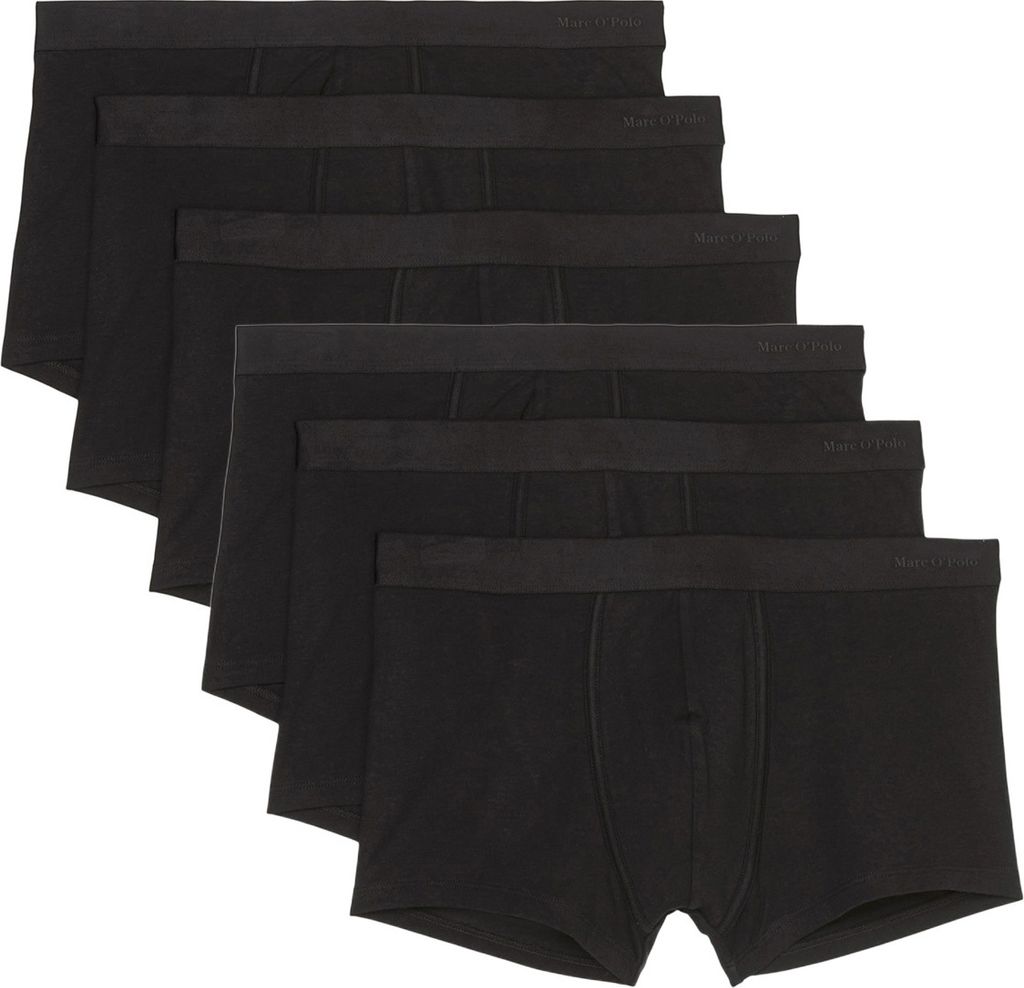 Marc O'Polo 6er Pack Essentials Organic Baumwolle Retro Short / Pant Weiches und atmungsaktives Material, Natürliches Tragegefühl, Bequeme Passform