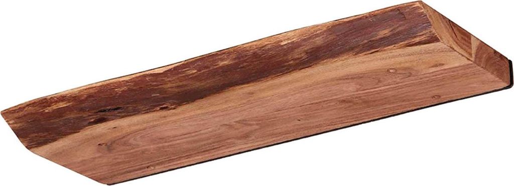 KAWOLA Wandregal ERGEA 60 cm Akazie massiv natur