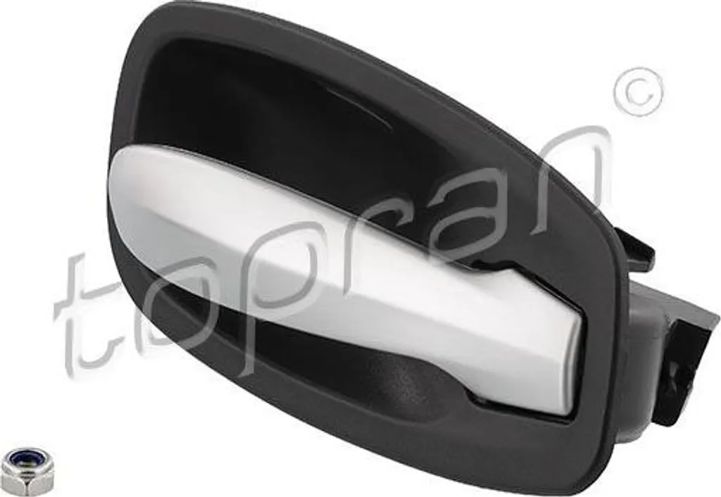 Poignée de porte ABS Noir pour BMW Série 5 E60 E61 - Montage OE 51416983744