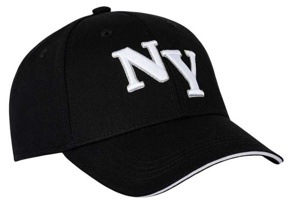 New York Yankees - Baseball-Mütze für Herren/Damen Uni GT15112 (Einheitsgröße) (Schwarz)