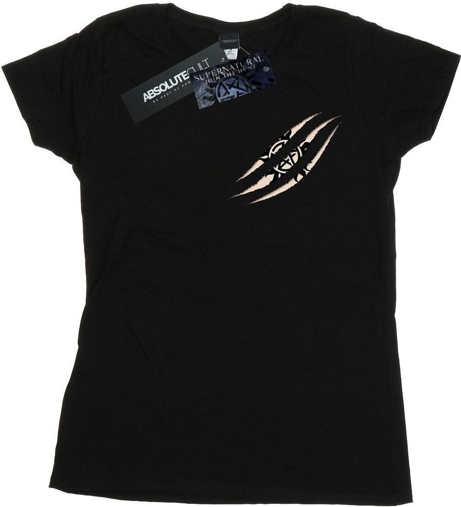 Supernatural - T-Shirt für Damen BI40542 (S) (Schwarz)
