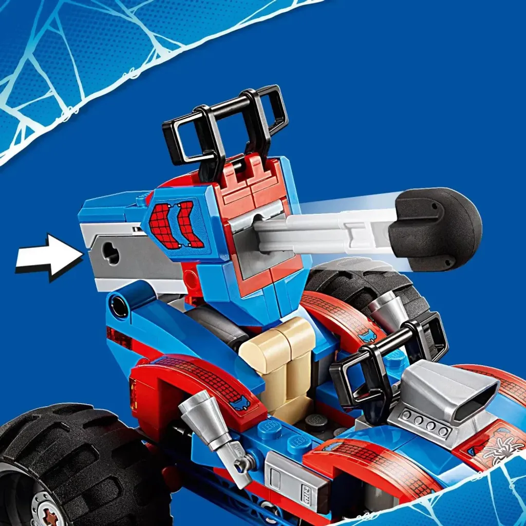 Venomosaurus Articulé et Spider-Buggy : Kit de Combat Marvel 76151 - 8