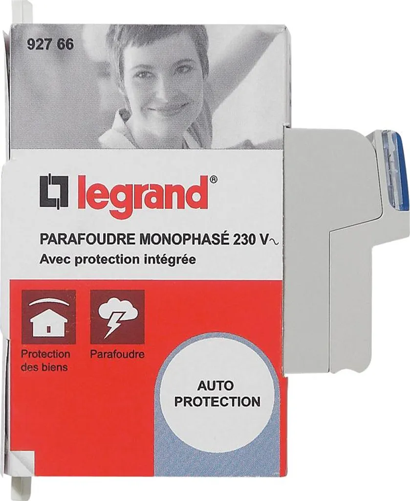 Protection parafoudre modulaire pour tableau électrique résidentiel 1P+N