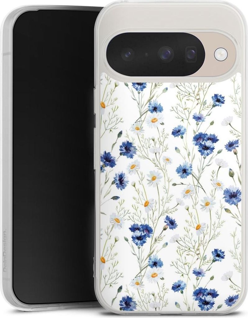 DeinDesign Handyhülle für Google Pixel 10 Pro Silikon Hülle Case Smartphone Schutzhülle Blume Blumen Muster